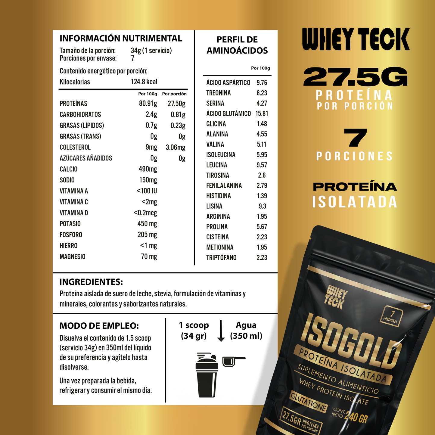 ISOGOLD SOBRE 240 GR