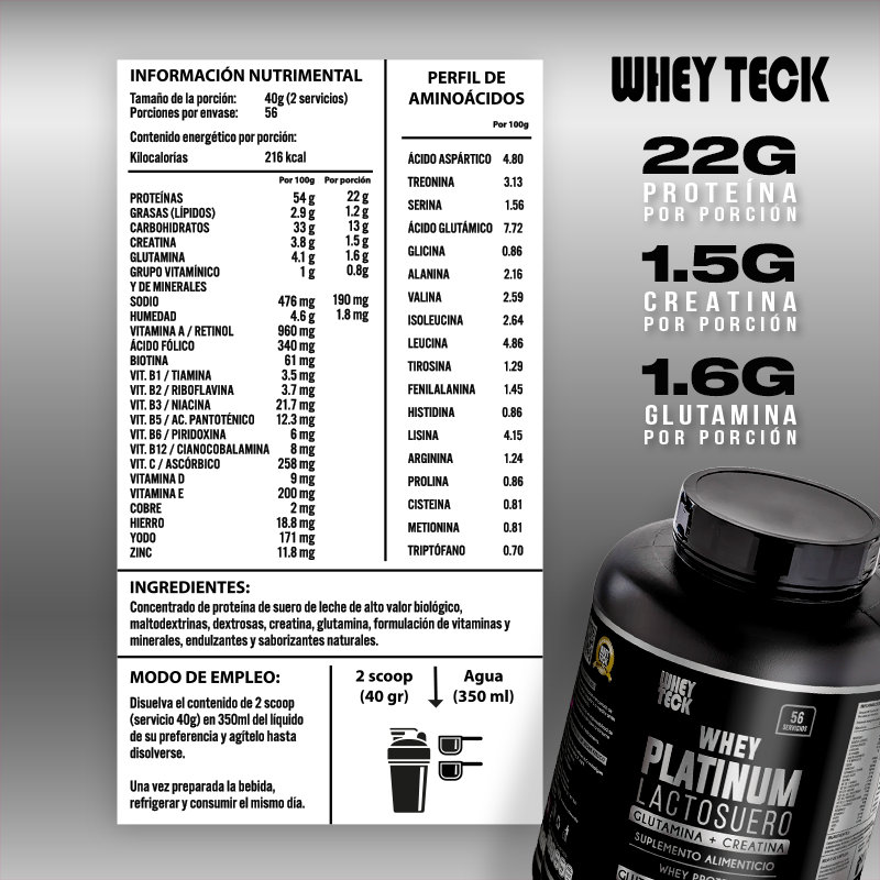 WHEY PLATINUM 2.240 KG