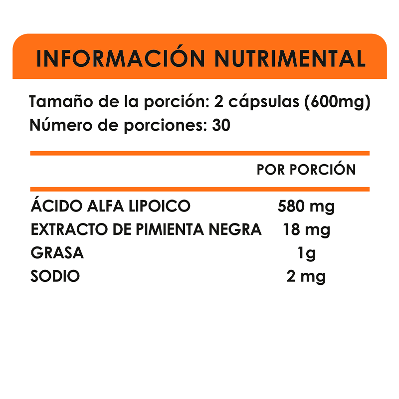 ALFA LIPOCIO 60 CAPS