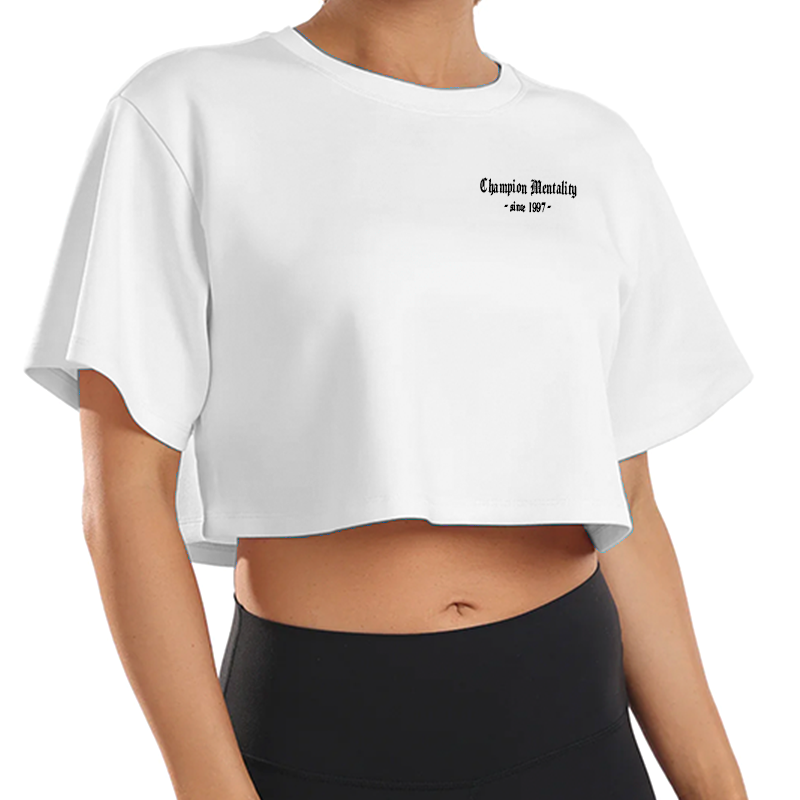 Crop Top Over Blanco