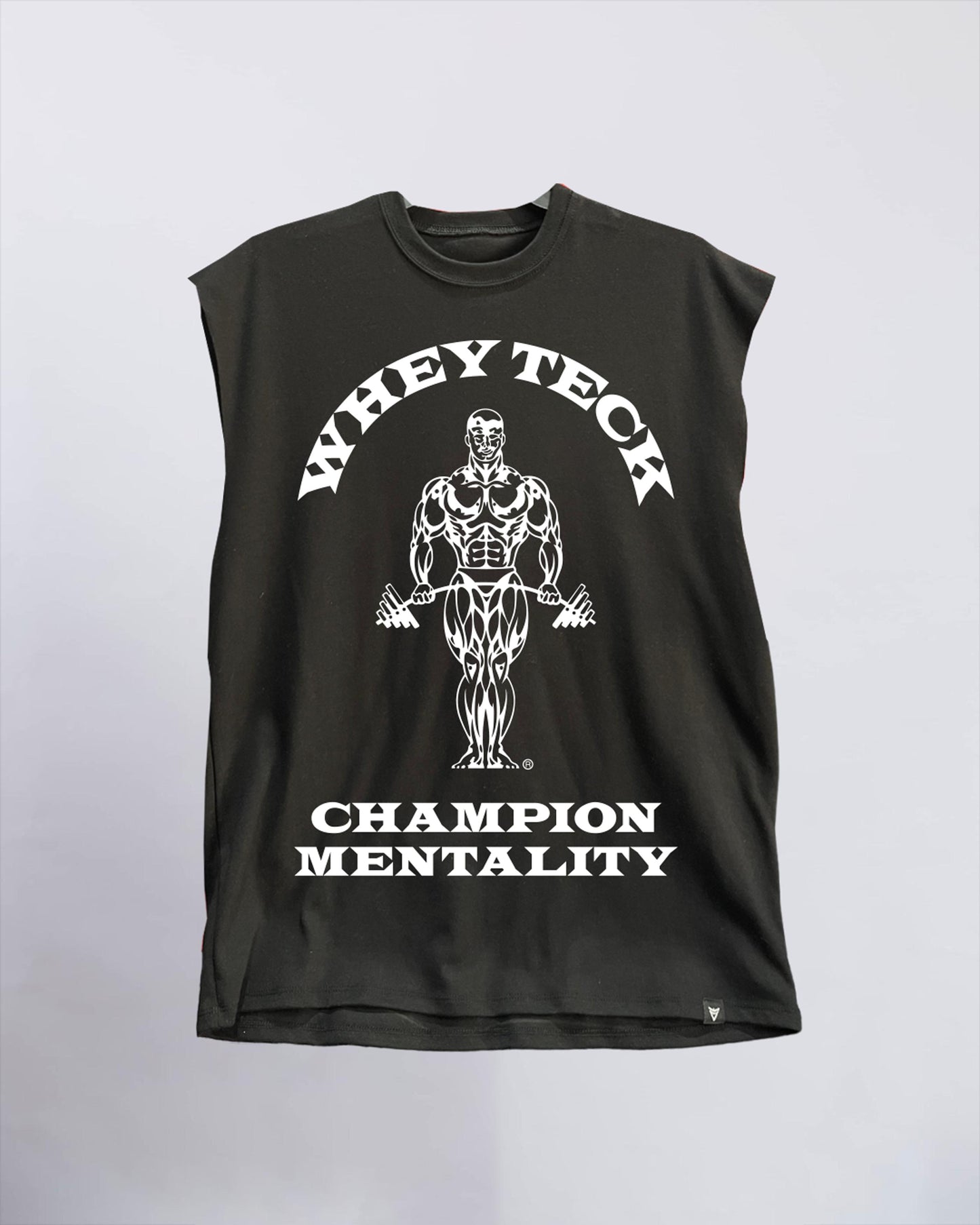 PLAYERA GYM OVERSIZE SIN MANGAS