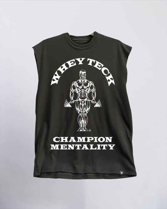 PLAYERA GYM OVERSIZE SIN MANGAS
