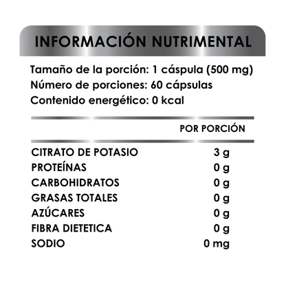 CITRATO DE POTASIO