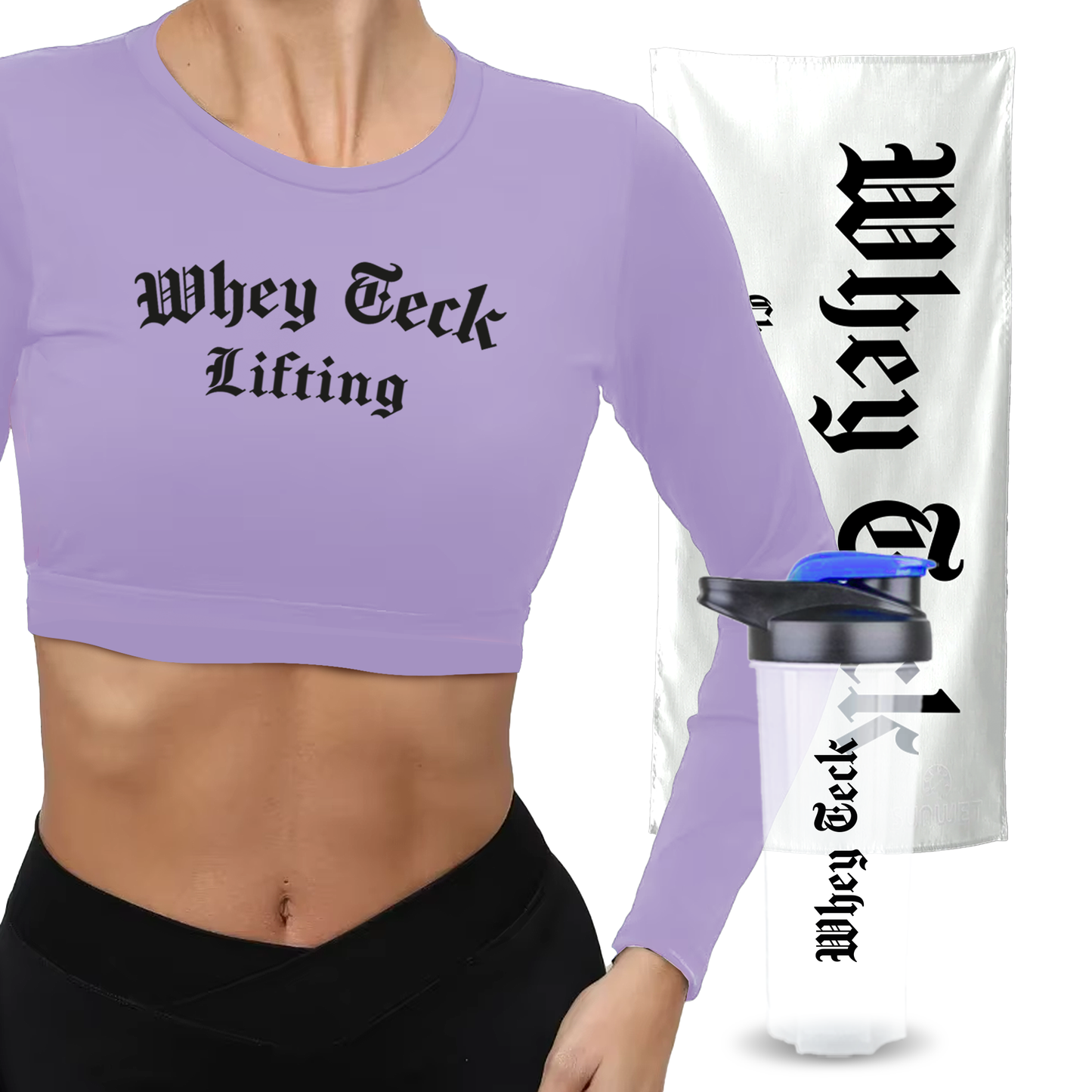 TOALLA DE GYM + SHAKER 700ml +  PLAYERA